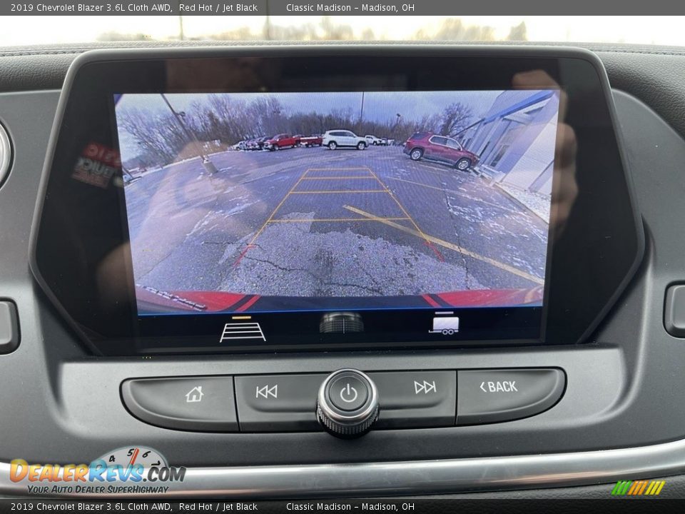 2019 Chevrolet Blazer 3.6L Cloth AWD Red Hot / Jet Black Photo #13