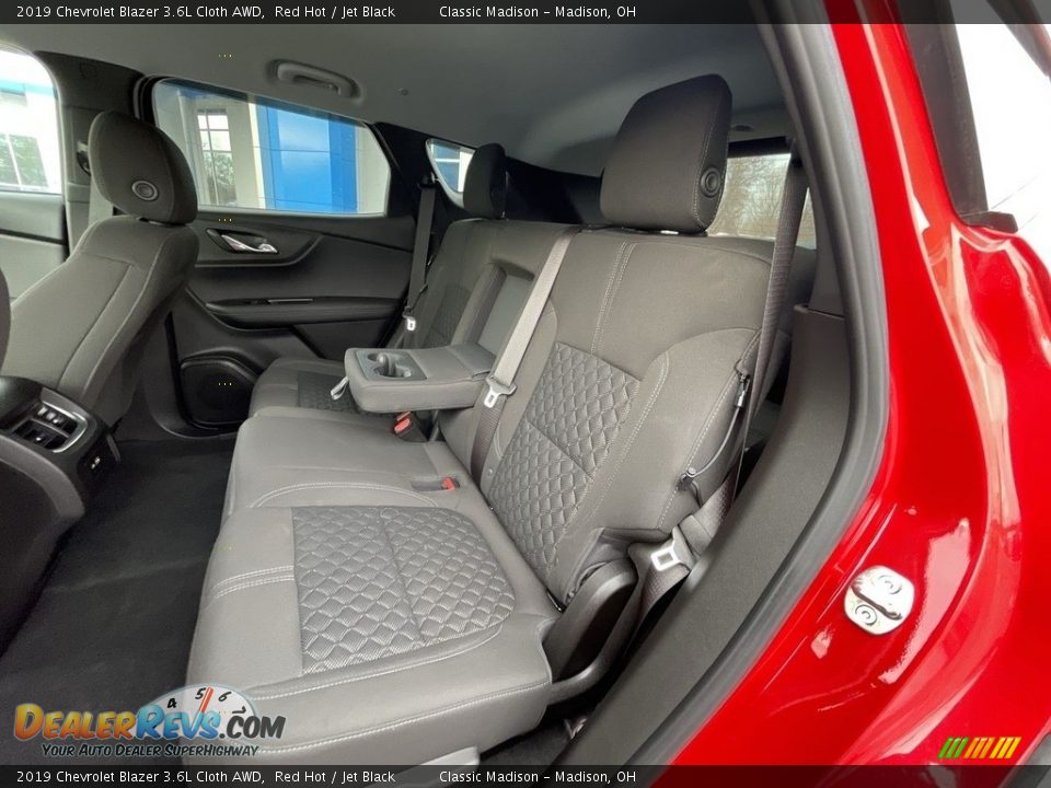 2019 Chevrolet Blazer 3.6L Cloth AWD Red Hot / Jet Black Photo #15