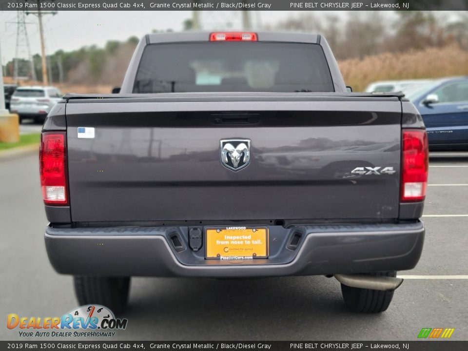 2019 Ram 1500 Classic Express Quad Cab 4x4 Granite Crystal Metallic / Black/Diesel Gray Photo #16