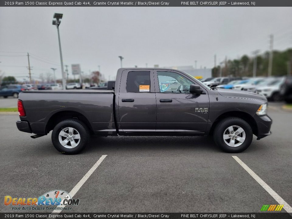 2019 Ram 1500 Classic Express Quad Cab 4x4 Granite Crystal Metallic / Black/Diesel Gray Photo #19