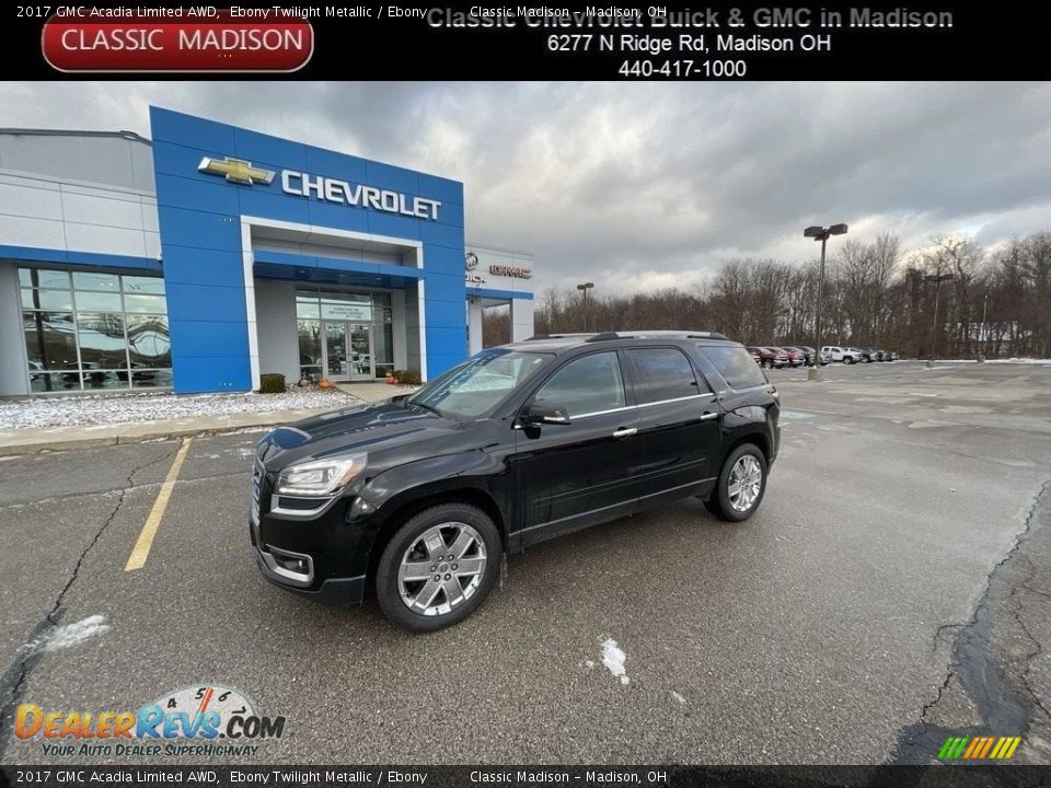 2017 GMC Acadia Limited AWD Ebony Twilight Metallic / Ebony Photo #1