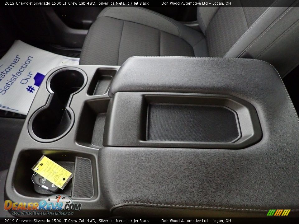 2019 Chevrolet Silverado 1500 LT Crew Cab 4WD Silver Ice Metallic / Jet Black Photo #27