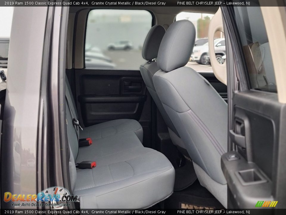 2019 Ram 1500 Classic Express Quad Cab 4x4 Granite Crystal Metallic / Black/Diesel Gray Photo #26