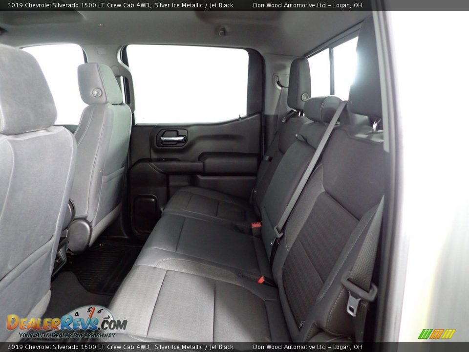 2019 Chevrolet Silverado 1500 LT Crew Cab 4WD Silver Ice Metallic / Jet Black Photo #30