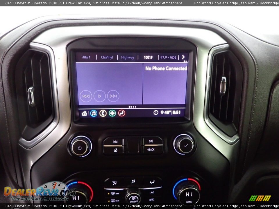 2020 Chevrolet Silverado 1500 RST Crew Cab 4x4 Satin Steel Metallic / Gideon/­Very Dark Atmosphere Photo #3