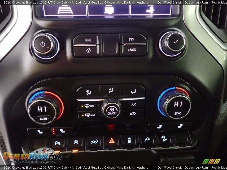 2020 Chevrolet Silverado 1500 RST Crew Cab 4x4 Satin Steel Metallic / Gideon/­Very Dark Atmosphere Photo #4