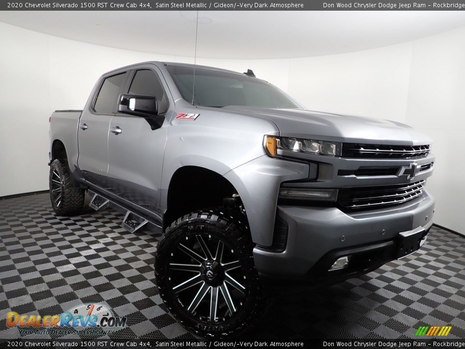 2020 Chevrolet Silverado 1500 RST Crew Cab 4x4 Satin Steel Metallic / Gideon/­Very Dark Atmosphere Photo #5