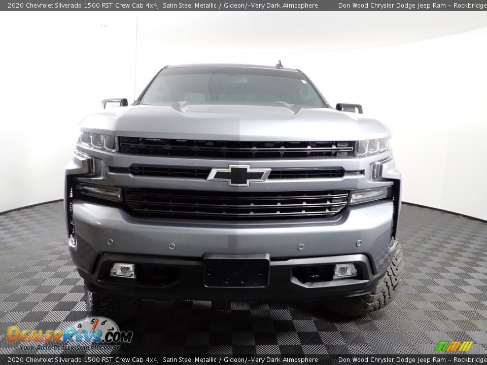 2020 Chevrolet Silverado 1500 RST Crew Cab 4x4 Satin Steel Metallic / Gideon/­Very Dark Atmosphere Photo #6