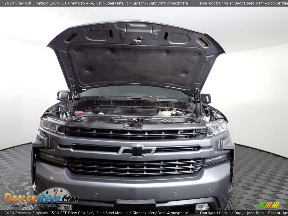 2020 Chevrolet Silverado 1500 RST Crew Cab 4x4 Satin Steel Metallic / Gideon/­Very Dark Atmosphere Photo #8