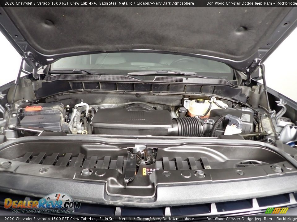 2020 Chevrolet Silverado 1500 RST Crew Cab 4x4 Satin Steel Metallic / Gideon/­Very Dark Atmosphere Photo #9