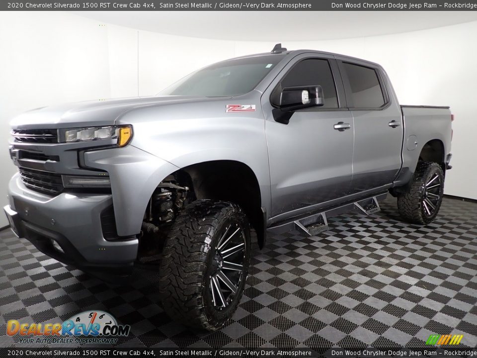 2020 Chevrolet Silverado 1500 RST Crew Cab 4x4 Satin Steel Metallic / Gideon/­Very Dark Atmosphere Photo #10