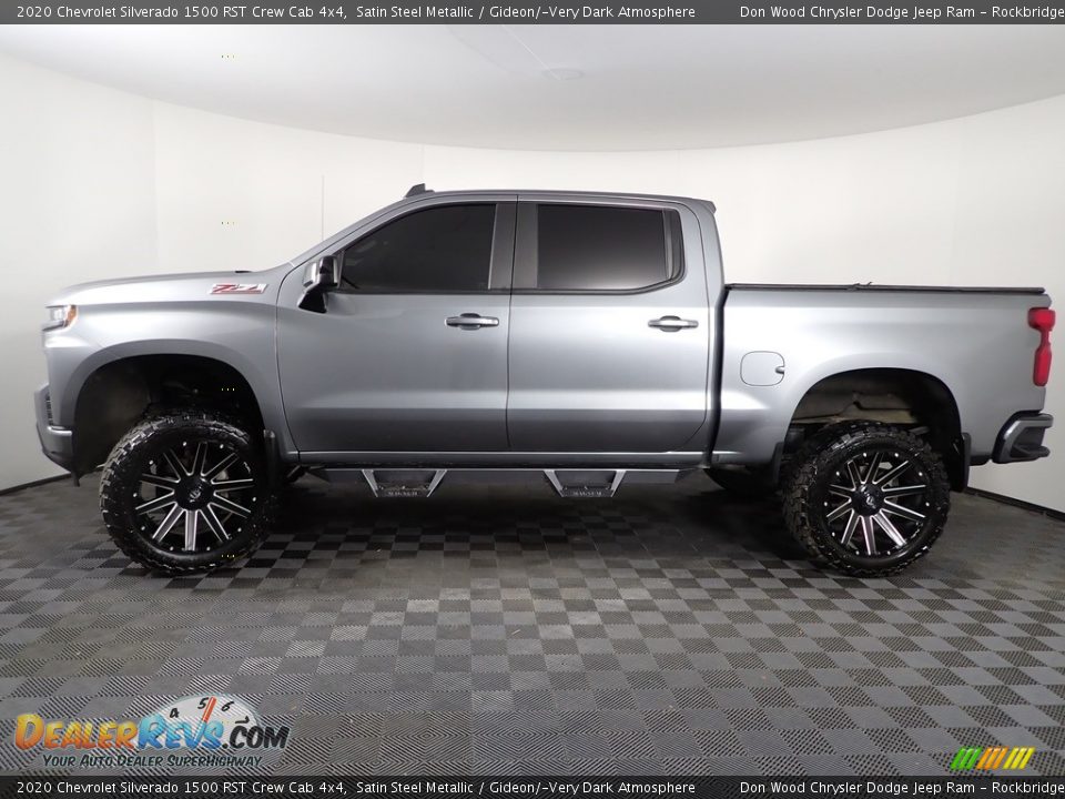 2020 Chevrolet Silverado 1500 RST Crew Cab 4x4 Satin Steel Metallic / Gideon/­Very Dark Atmosphere Photo #11