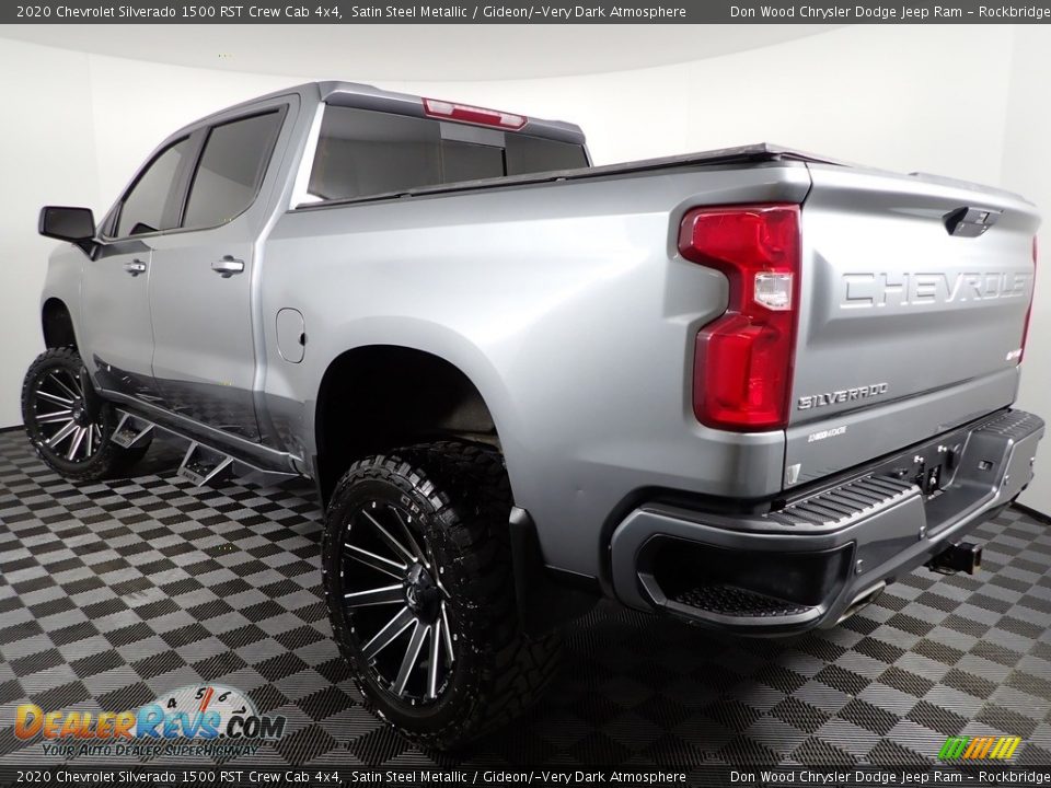 2020 Chevrolet Silverado 1500 RST Crew Cab 4x4 Satin Steel Metallic / Gideon/­Very Dark Atmosphere Photo #12