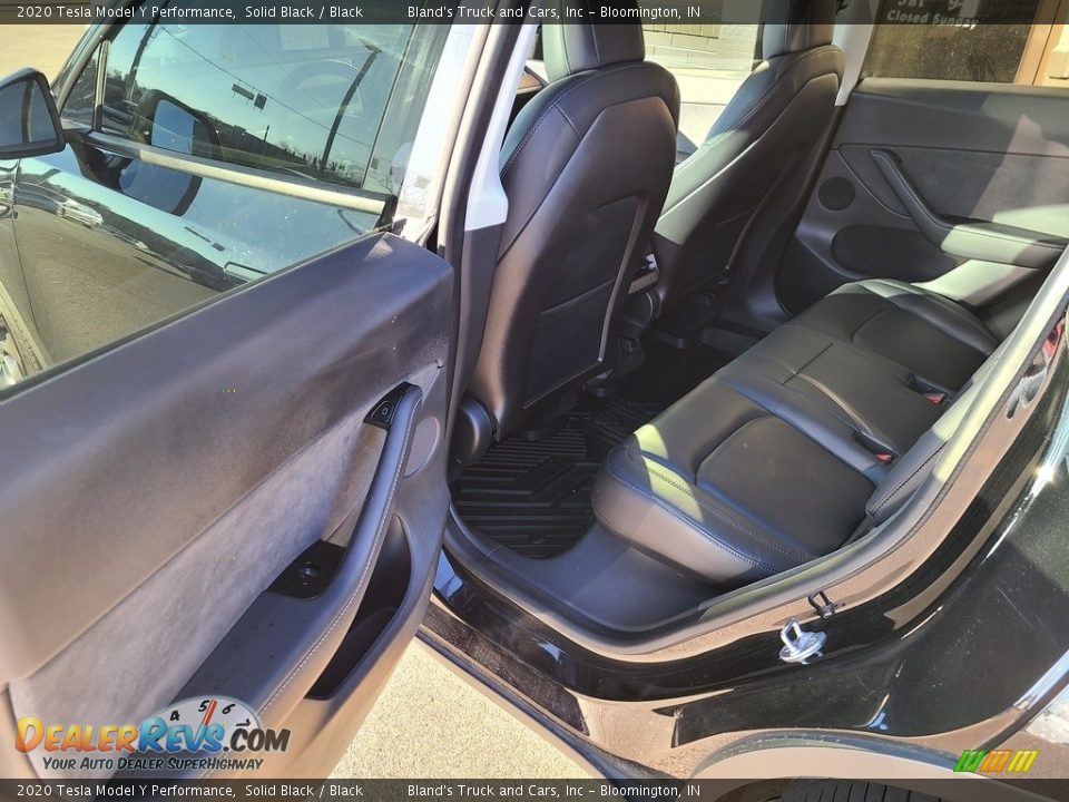 Rear Seat of 2020 Tesla Model Y Performance Photo #6