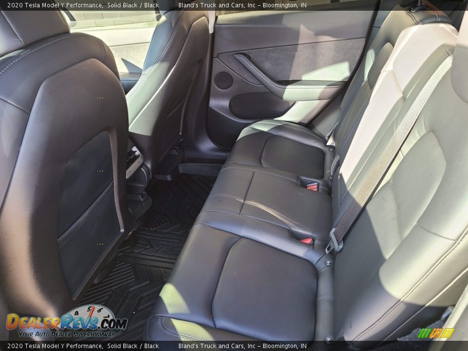 Rear Seat of 2020 Tesla Model Y Performance Photo #7