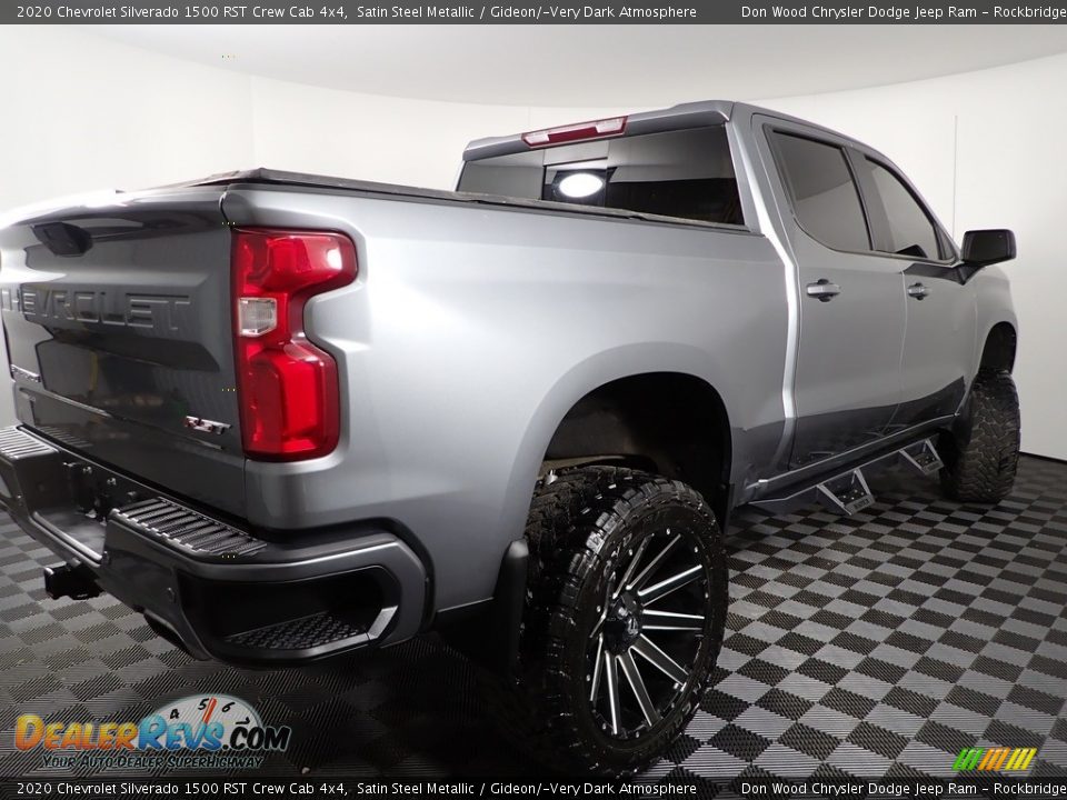 2020 Chevrolet Silverado 1500 RST Crew Cab 4x4 Satin Steel Metallic / Gideon/­Very Dark Atmosphere Photo #15