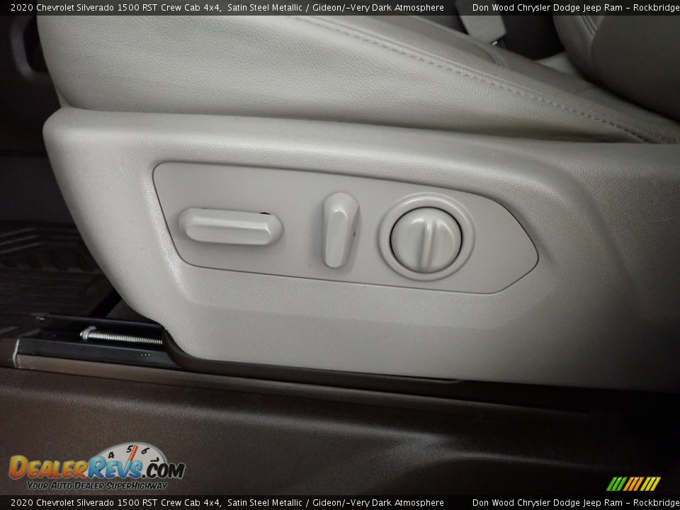 2020 Chevrolet Silverado 1500 RST Crew Cab 4x4 Satin Steel Metallic / Gideon/­Very Dark Atmosphere Photo #18