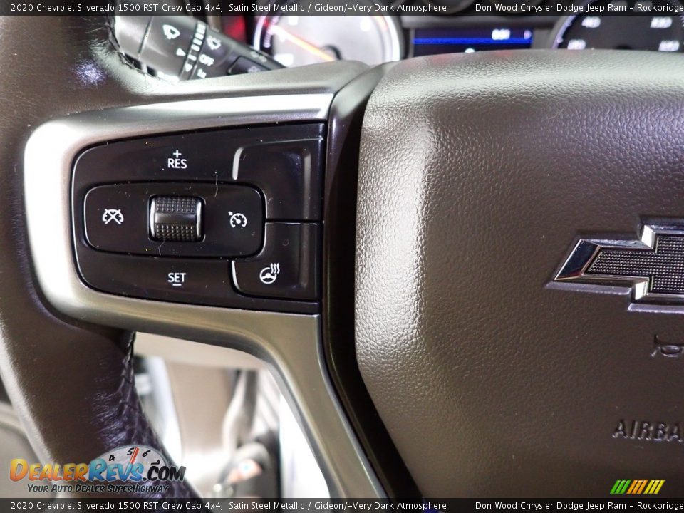 2020 Chevrolet Silverado 1500 RST Crew Cab 4x4 Satin Steel Metallic / Gideon/­Very Dark Atmosphere Photo #21