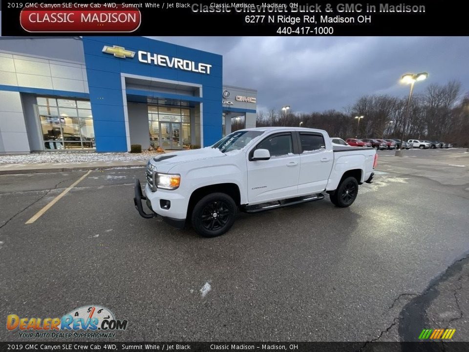 2019 GMC Canyon SLE Crew Cab 4WD Summit White / Jet Black Photo #1