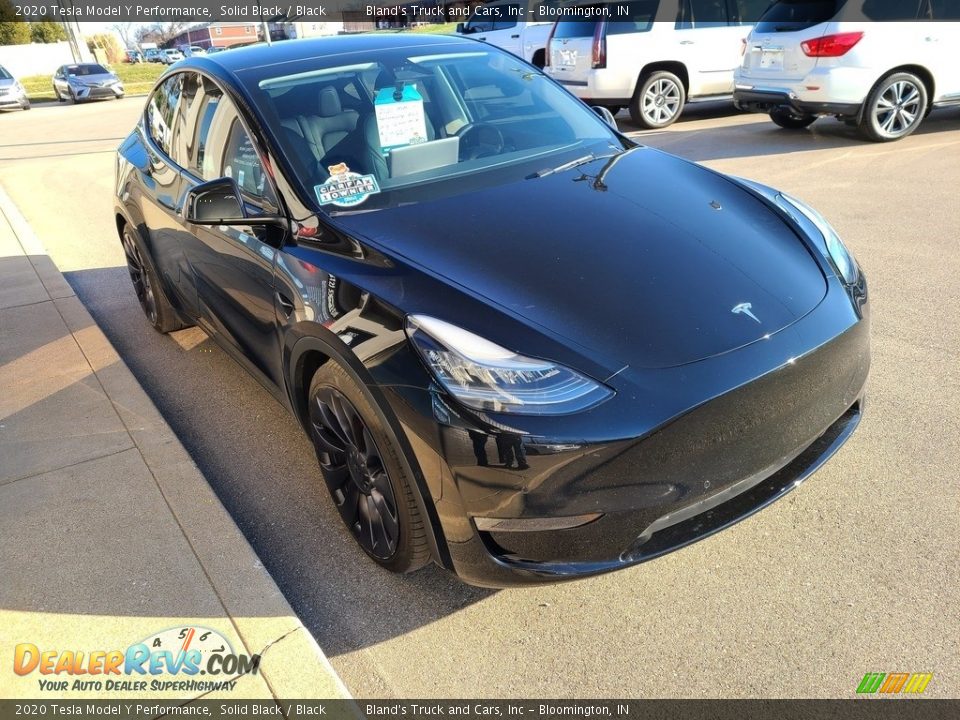 Front 3/4 View of 2020 Tesla Model Y Performance Photo #15