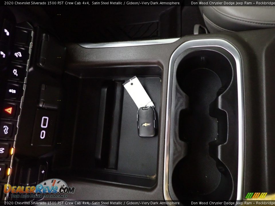 2020 Chevrolet Silverado 1500 RST Crew Cab 4x4 Satin Steel Metallic / Gideon/­Very Dark Atmosphere Photo #26