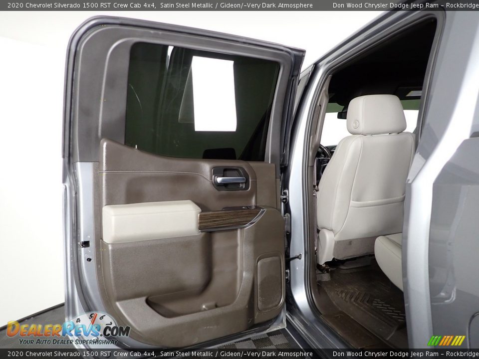 2020 Chevrolet Silverado 1500 RST Crew Cab 4x4 Satin Steel Metallic / Gideon/­Very Dark Atmosphere Photo #29