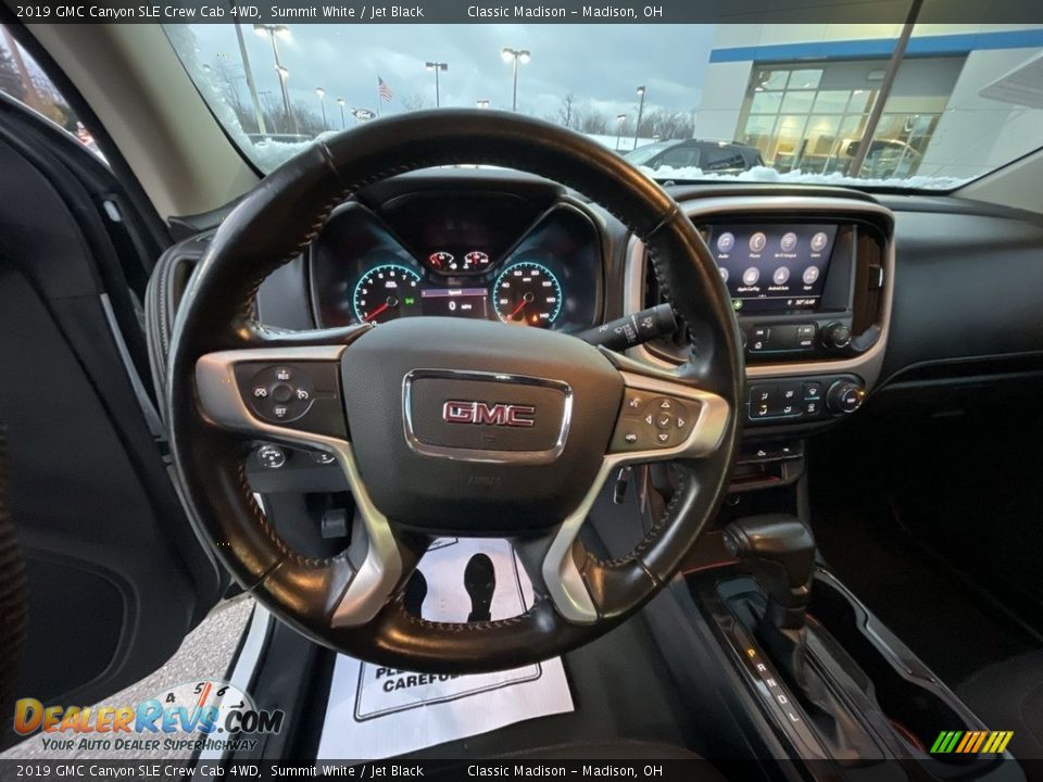 2019 GMC Canyon SLE Crew Cab 4WD Summit White / Jet Black Photo #9