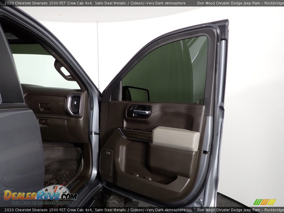 2020 Chevrolet Silverado 1500 RST Crew Cab 4x4 Satin Steel Metallic / Gideon/­Very Dark Atmosphere Photo #32