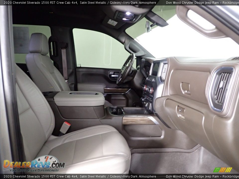 2020 Chevrolet Silverado 1500 RST Crew Cab 4x4 Satin Steel Metallic / Gideon/­Very Dark Atmosphere Photo #33