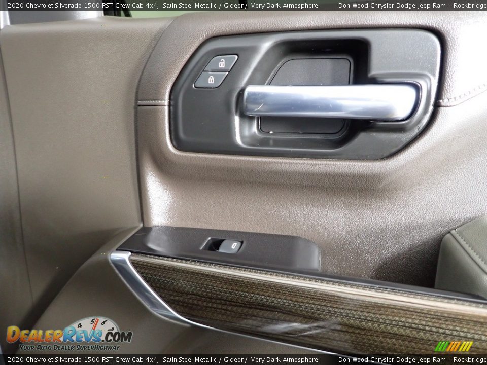 2020 Chevrolet Silverado 1500 RST Crew Cab 4x4 Satin Steel Metallic / Gideon/­Very Dark Atmosphere Photo #35