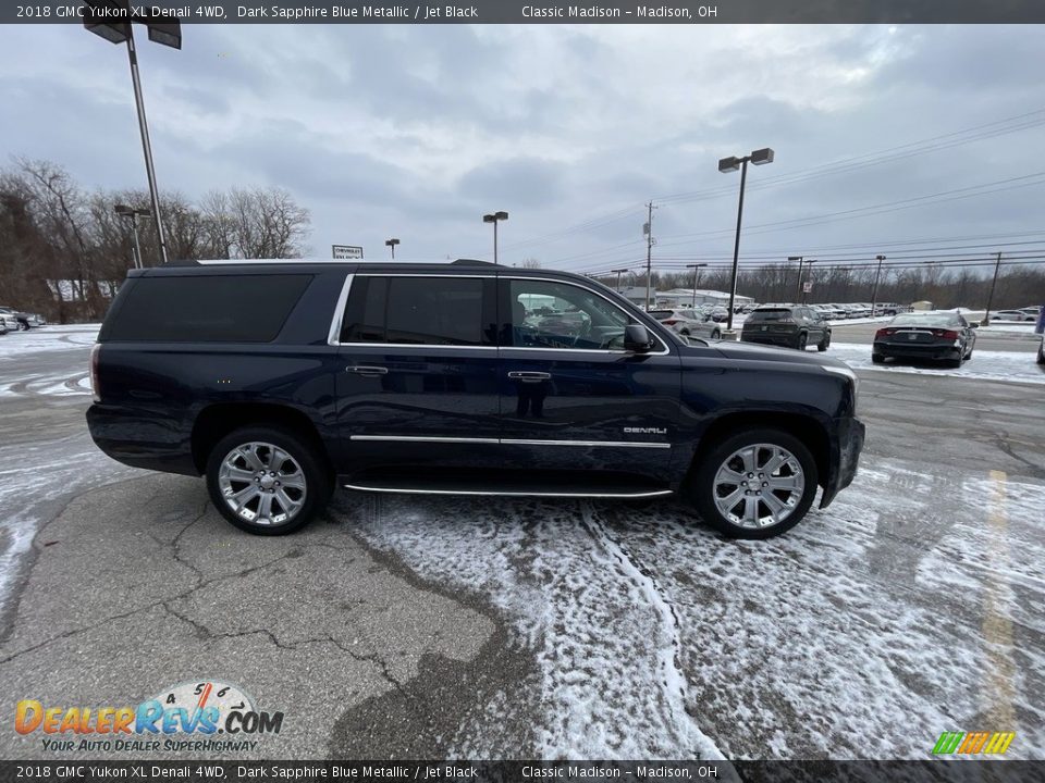 2018 GMC Yukon XL Denali 4WD Dark Sapphire Blue Metallic / Jet Black Photo #4