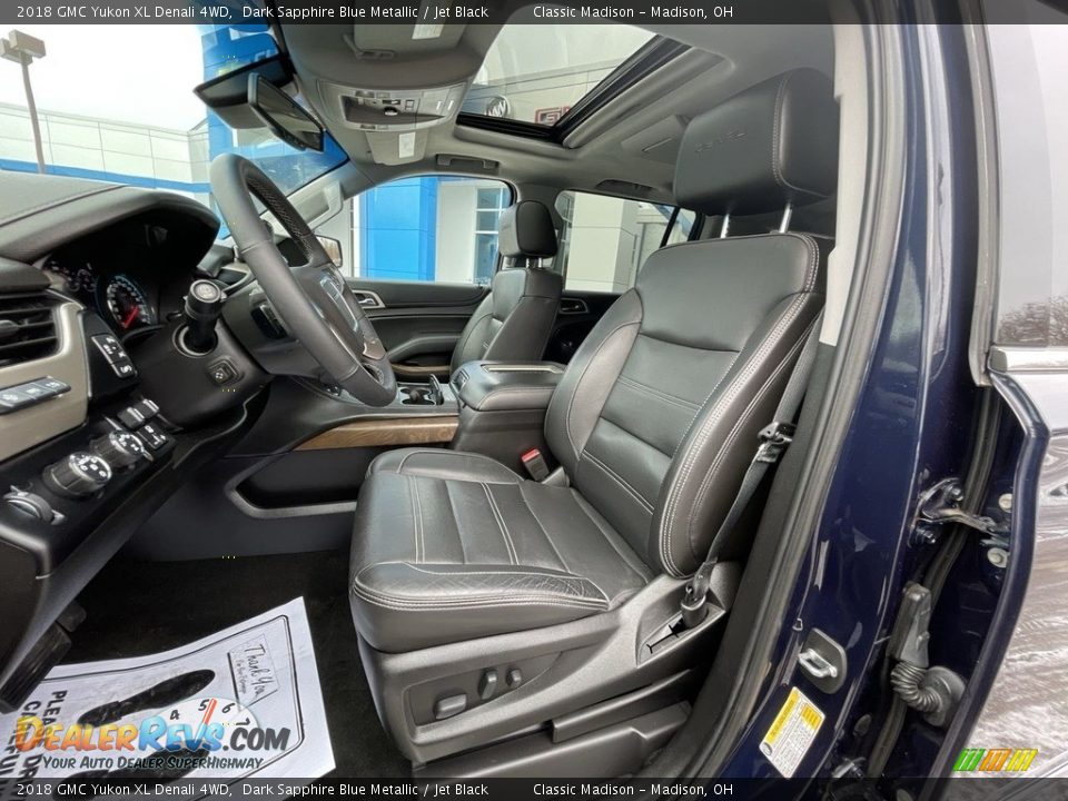 Jet Black Interior - 2018 GMC Yukon XL Denali 4WD Photo #7