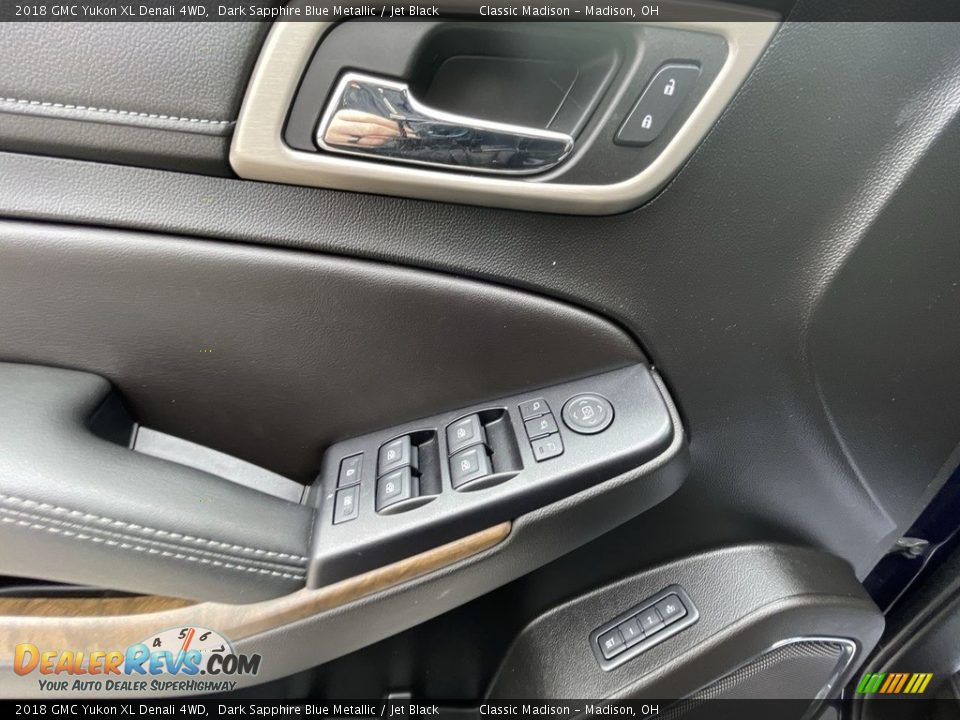 2018 GMC Yukon XL Denali 4WD Dark Sapphire Blue Metallic / Jet Black Photo #9