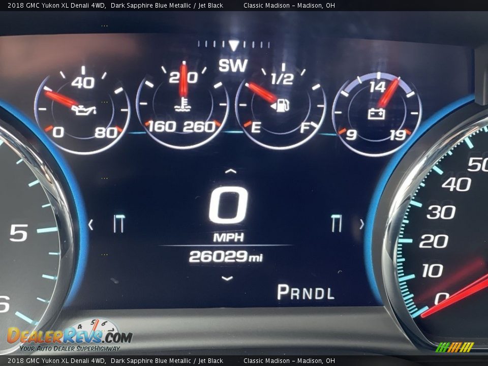 2018 GMC Yukon XL Denali 4WD Dark Sapphire Blue Metallic / Jet Black Photo #11