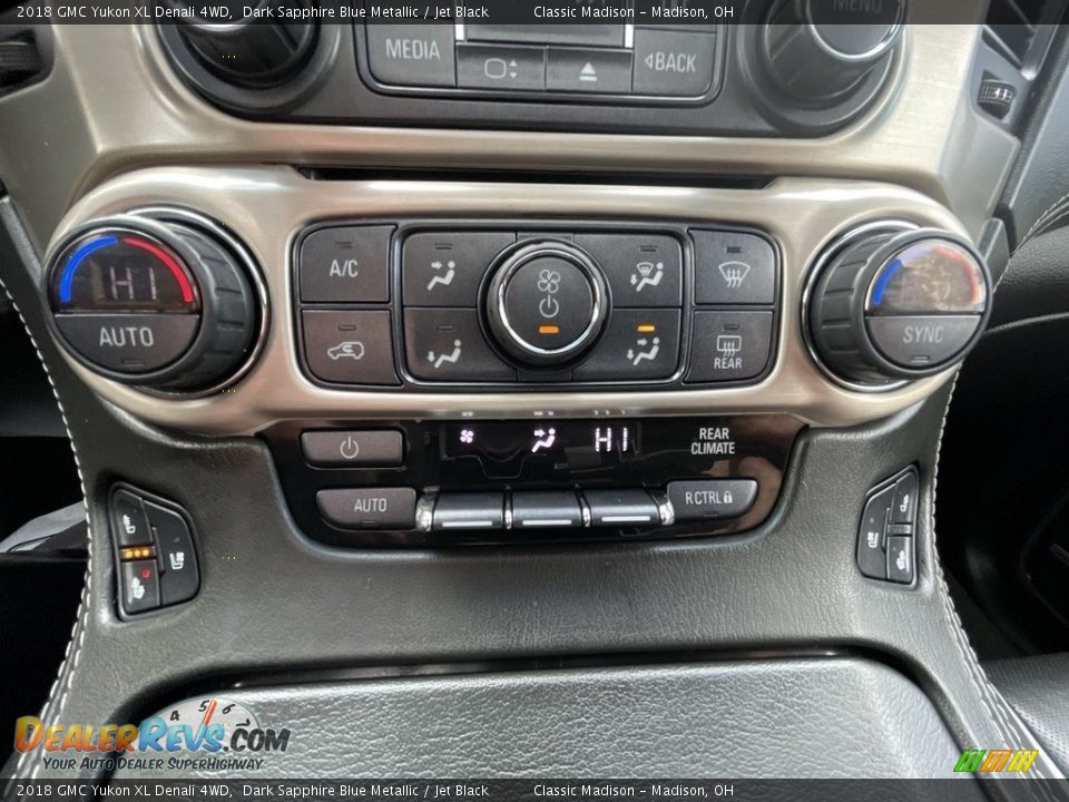 2018 GMC Yukon XL Denali 4WD Dark Sapphire Blue Metallic / Jet Black Photo #15
