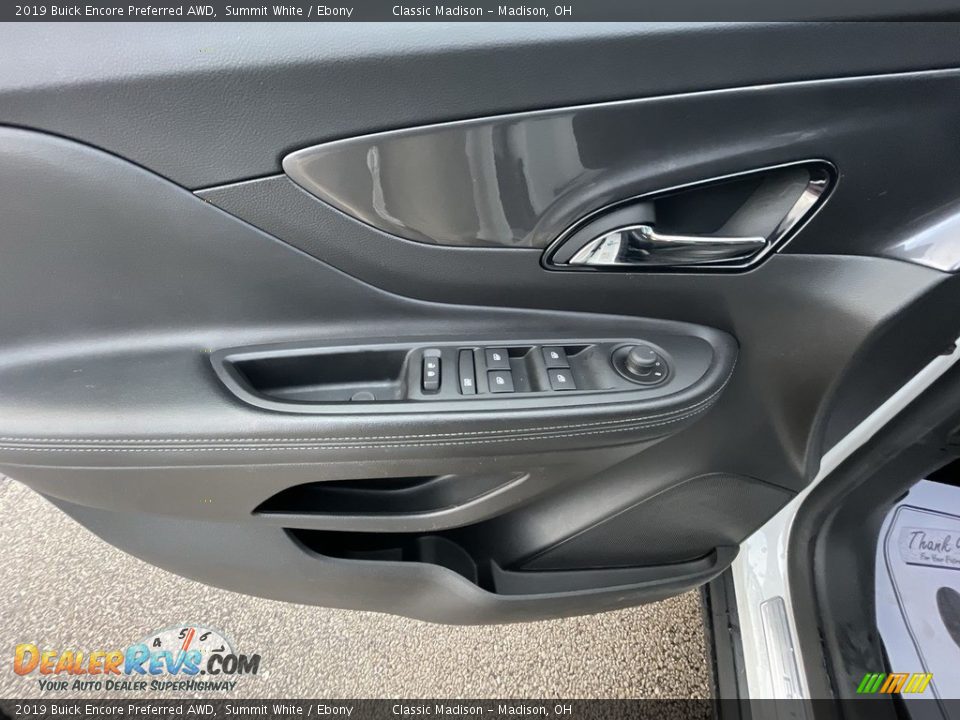 2019 Buick Encore Preferred AWD Summit White / Ebony Photo #9