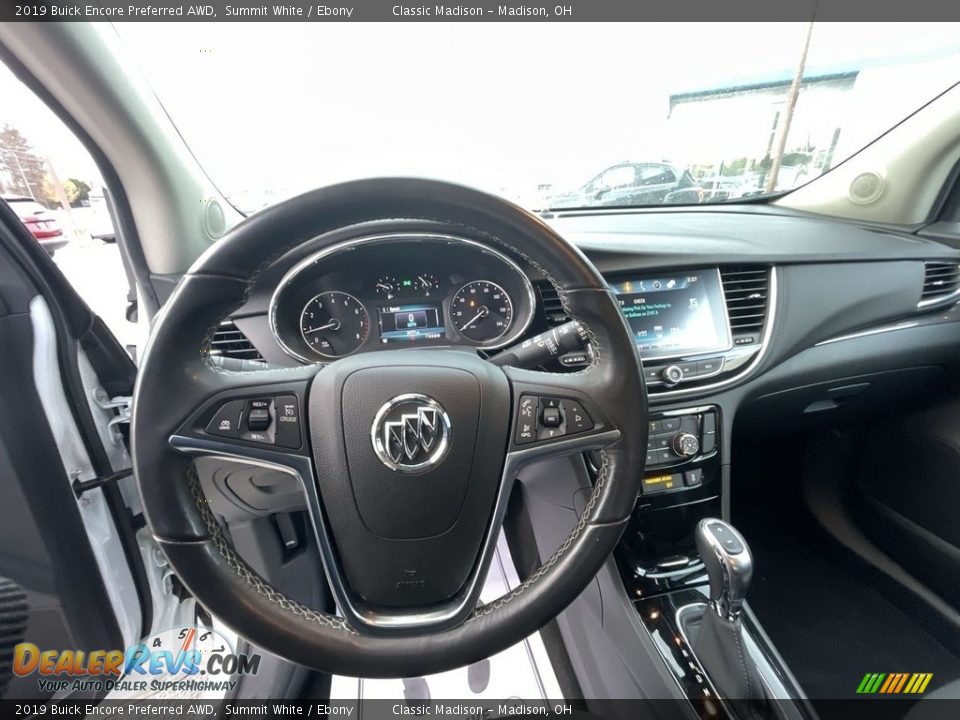 2019 Buick Encore Preferred AWD Summit White / Ebony Photo #10