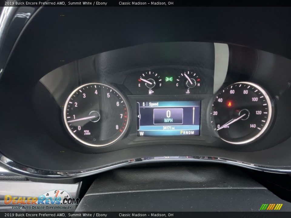2019 Buick Encore Preferred AWD Summit White / Ebony Photo #11