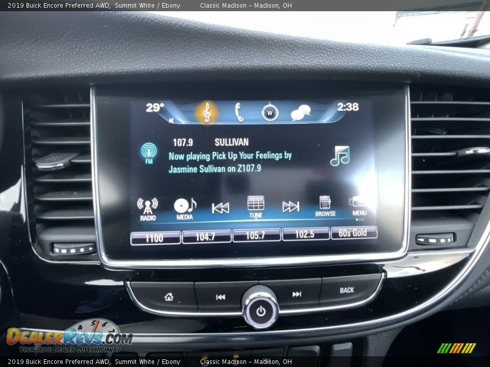 2019 Buick Encore Preferred AWD Summit White / Ebony Photo #12