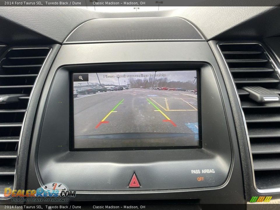 2014 Ford Taurus SEL Tuxedo Black / Dune Photo #12