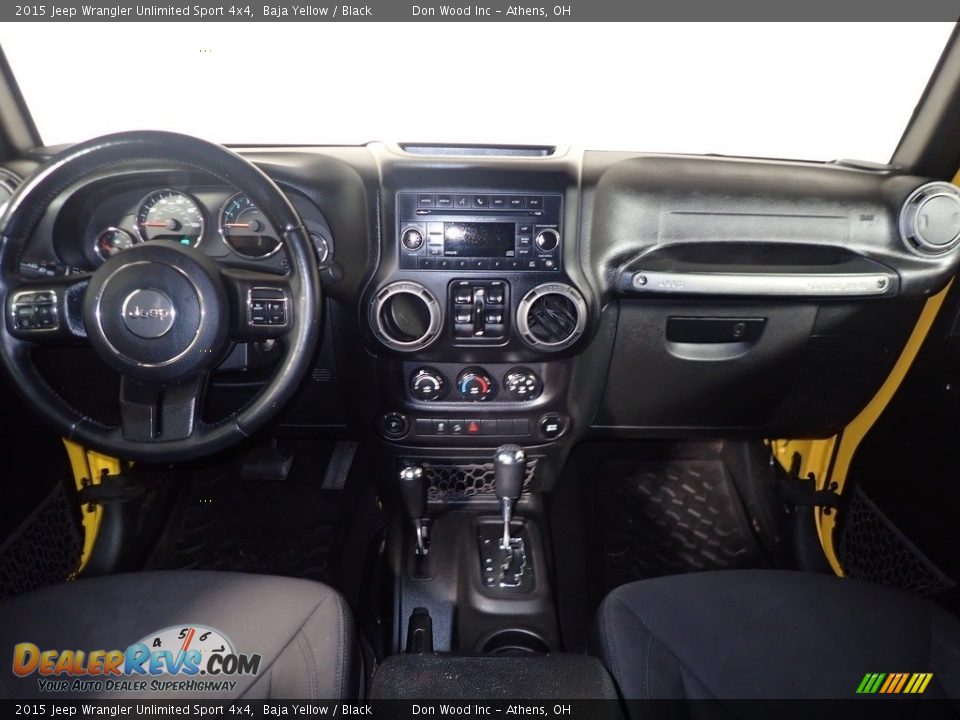 2015 Jeep Wrangler Unlimited Sport 4x4 Baja Yellow / Black Photo #25