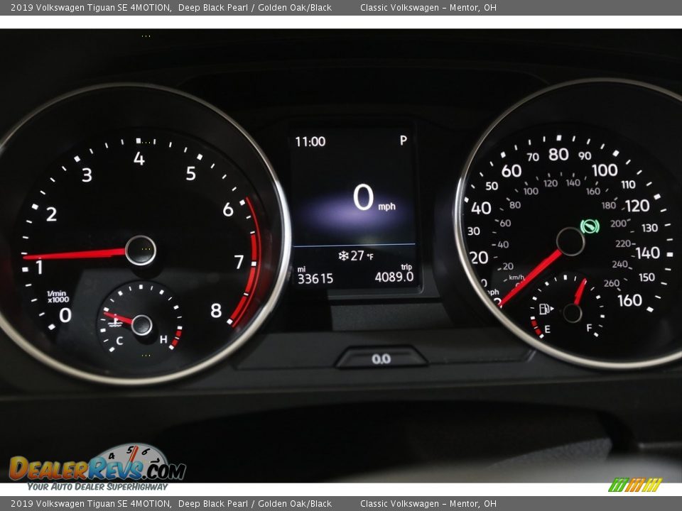 2019 Volkswagen Tiguan SE 4MOTION Gauges Photo #8