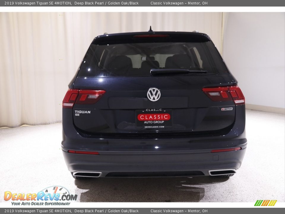 2019 Volkswagen Tiguan SE 4MOTION Deep Black Pearl / Golden Oak/Black Photo #16