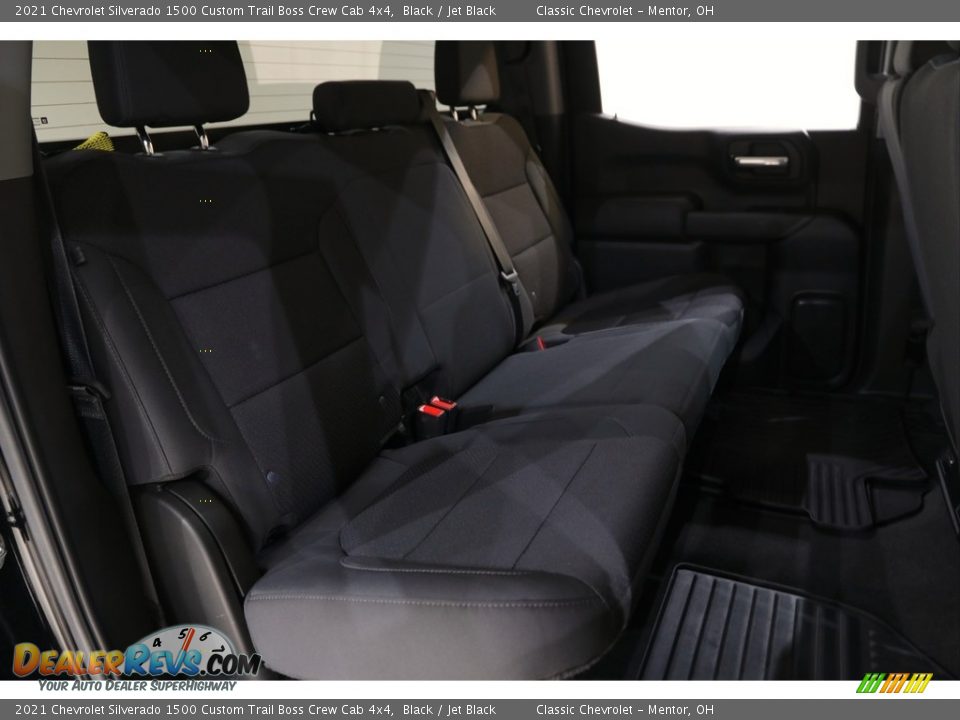 2021 Chevrolet Silverado 1500 Custom Trail Boss Crew Cab 4x4 Black / Jet Black Photo #16