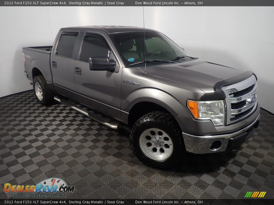 2013 Ford F150 XLT SuperCrew 4x4 Sterling Gray Metallic / Steel Gray Photo #2