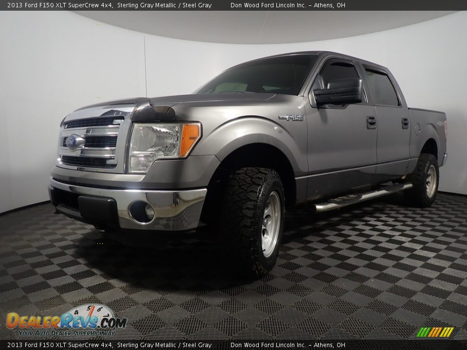 2013 Ford F150 XLT SuperCrew 4x4 Sterling Gray Metallic / Steel Gray Photo #7