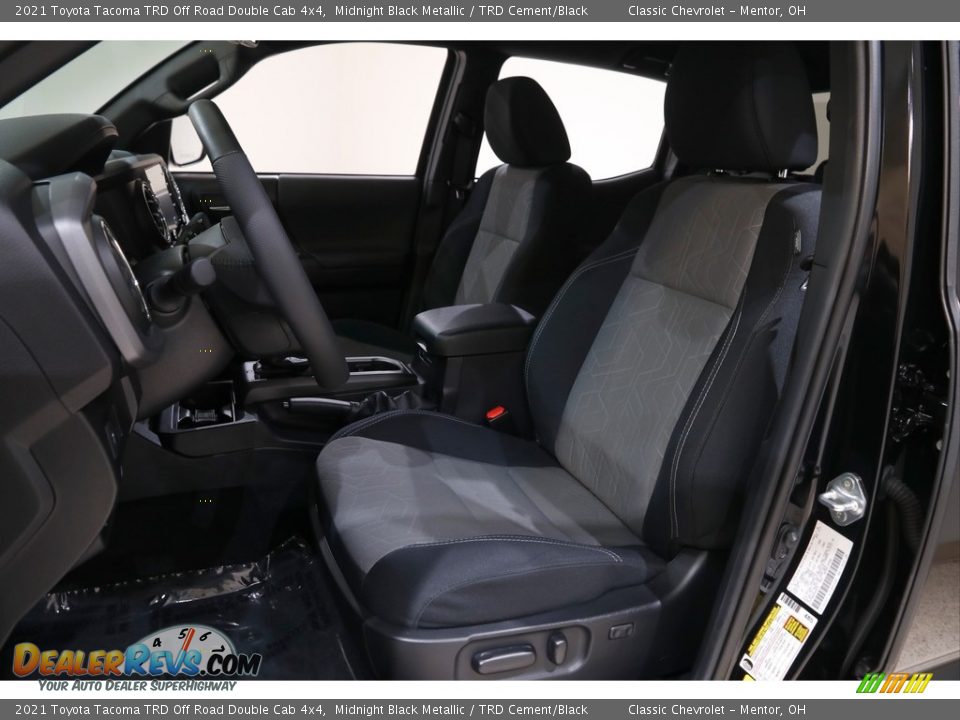 Front Seat of 2021 Toyota Tacoma TRD Off Road Double Cab 4x4 Photo #5