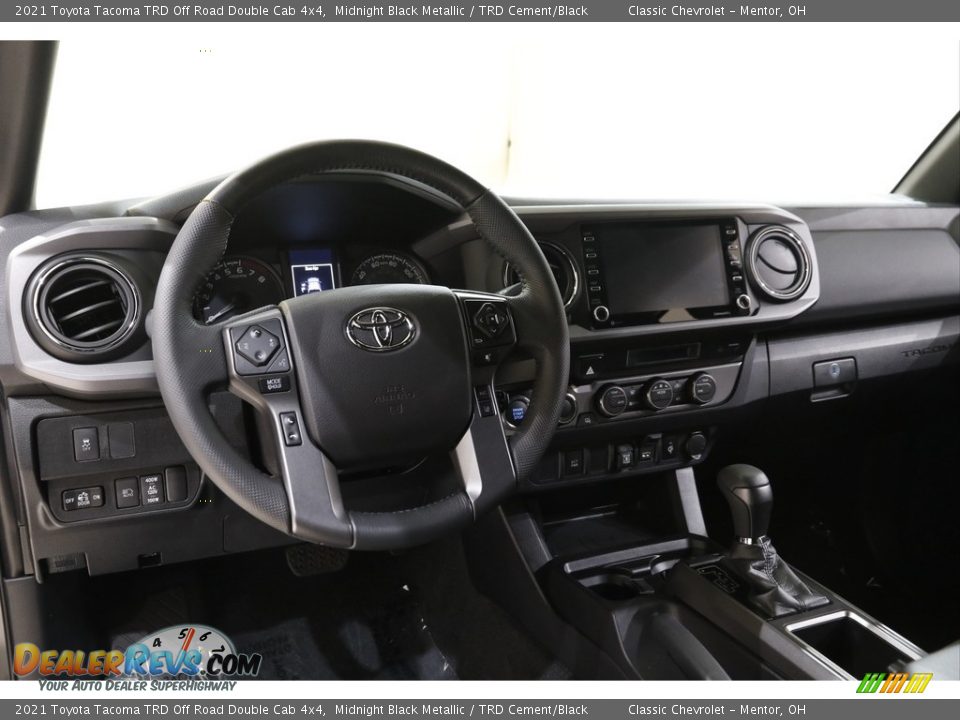 Dashboard of 2021 Toyota Tacoma TRD Off Road Double Cab 4x4 Photo #6