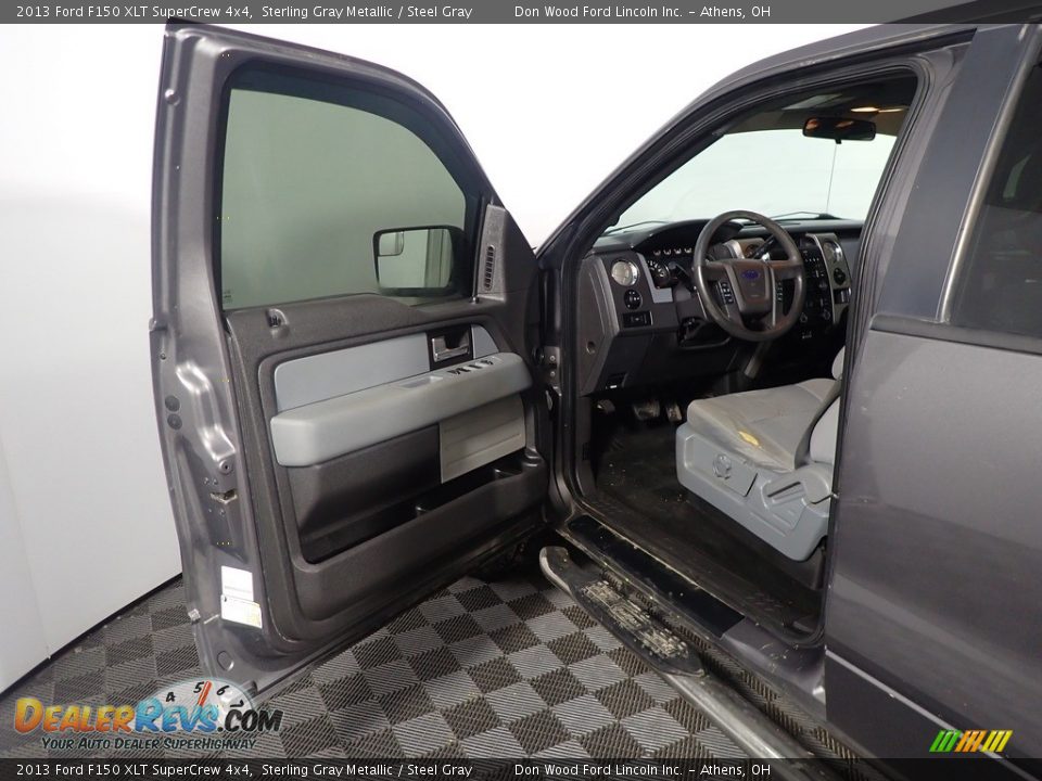2013 Ford F150 XLT SuperCrew 4x4 Sterling Gray Metallic / Steel Gray Photo #17