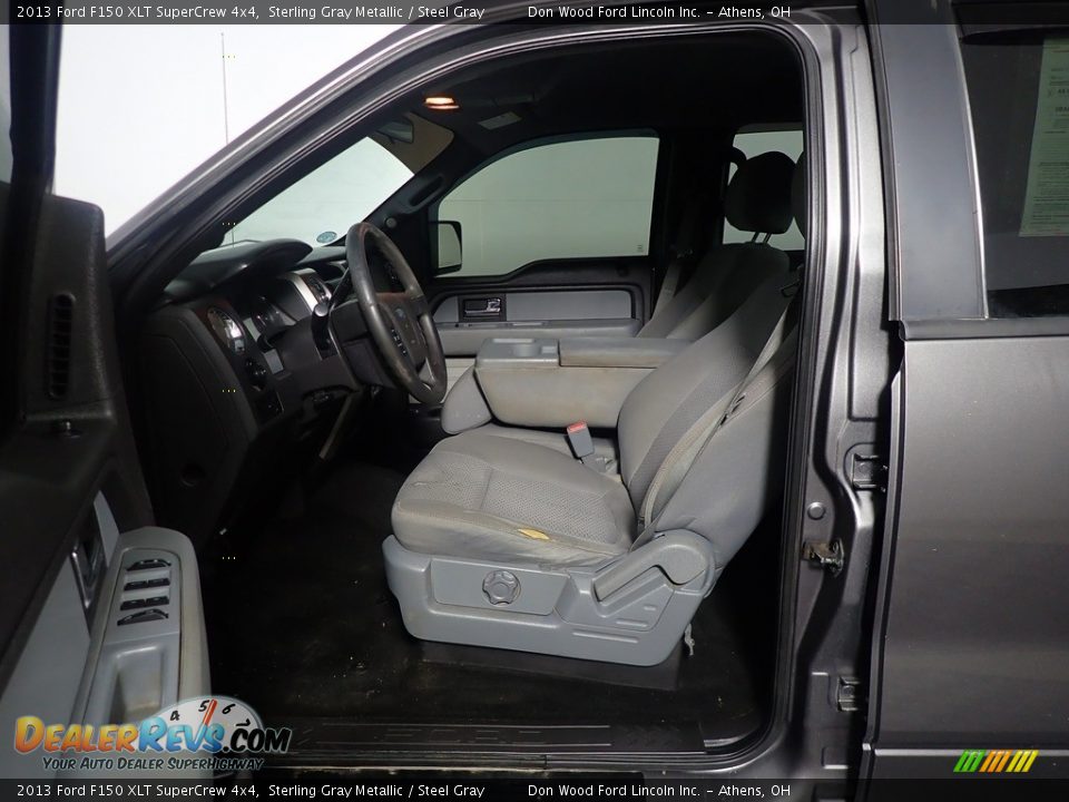 2013 Ford F150 XLT SuperCrew 4x4 Sterling Gray Metallic / Steel Gray Photo #19